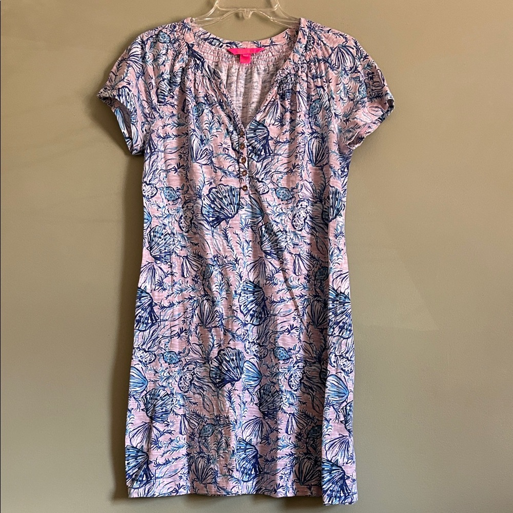 Lilly Pulitzer “Magnolia Lilac A Little Jelly" Remmy Tunic Dress Size M